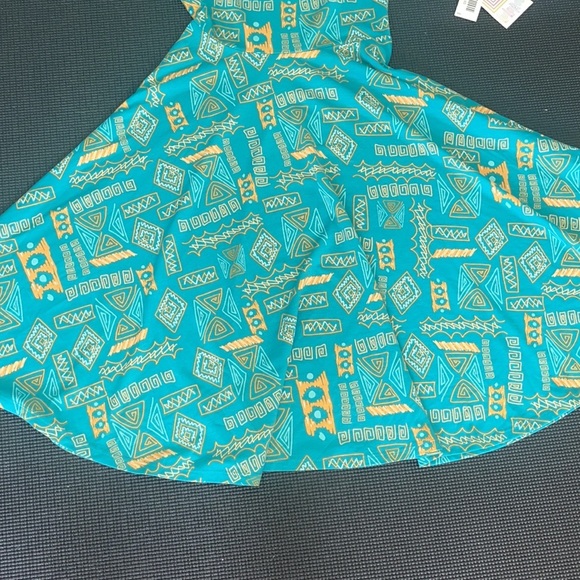 NWT LuLaRoe Nicole Dress midi full circle skirt scoop neck fitted bodice XS & L - Picture 2 of 15